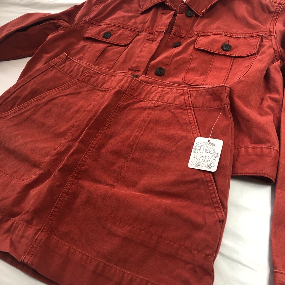 NEW WITH TAGS FREE PEOPLE DENIM SET